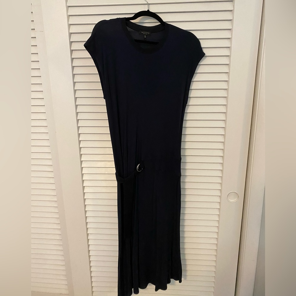 Rag & Bone navy shirt dress